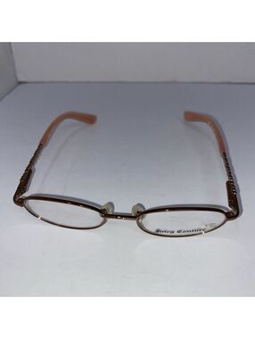 Juicy Couture TOO COOL JMY 44-16-120 Rose Gold Full Rim Eyeglasses Frame Pink